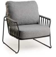 Tierra Outdoor lounge tuinstoel rivera mountain grey