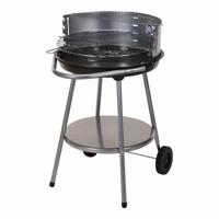 Kolenbarbecue met wielen Grill Zwart Ø 51 cm
