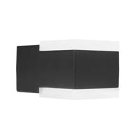 Enzo Wandlamp | Zwart | Vierkant | 8W LED | IP44 3000K | Smartwares OOL-50020 - A5019020