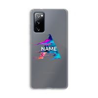 Abstract Spectrum: Samsung Galaxy S20 FE / S20 FE 5G Transparant Hoesje