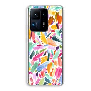 Watercolor Brushstrokes: Xiaomi Mi Mix 4 Transparant Hoesje