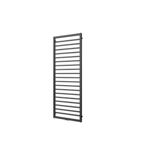 Vipera Listona enkele handdoekradiator 60 x 180 cm elektrische verwarming mat zwart  750W, weerstand inbegrepen