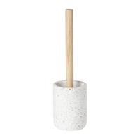 Toiletborstel Terrazzo - wit - ø10x37.5 cm Toiletborstel Terrazzo - wit - ø10x37.5 cm