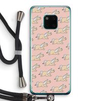 Ponys: Huawei Mate 20 Pro Transparant Hoesje met koord