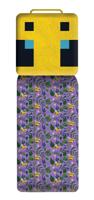 Minecraft slaapzak bij 50 x 130 cm - polyester -geel