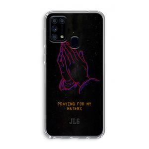 Praying For My Haters: Samsung Galaxy M31 Transparant Hoesje