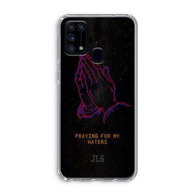 Praying For My Haters: Samsung Galaxy M31 Transparant Hoesje