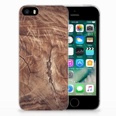 Apple iPhone SE | 5S | Bumper Hoesje | Tree Trunk