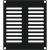 Caymon CASY202/B ventilatieplaatje staal, 2 modules breed voor CASY-chassis