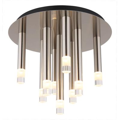 Globo Design hanglampRyan 9-lichts nikkel - 15629N-9D