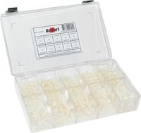 Ass.doos met.schroef+moer nylon Ass.doos met.schroef+moer nylon