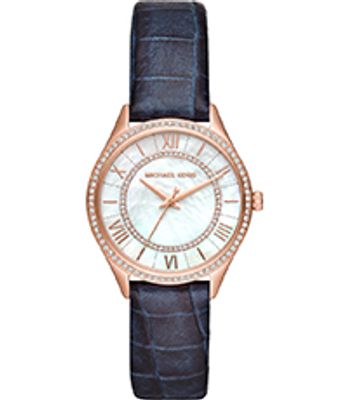 Horlogeband Michael Kors MK2757 Leder Blauw 16mm