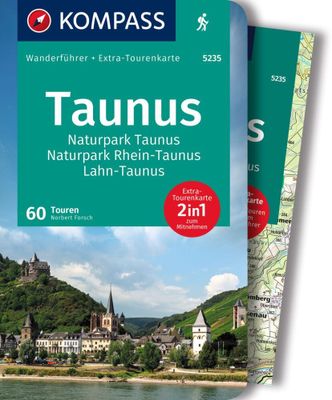 Wandelgids 5235 Kompass Wanderführer Taunus | Kompass
