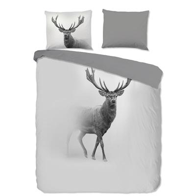 Dekbedovertrek Grey Deer Dieren 240x200 Cm Pure - Dekbed-Discounter.nl