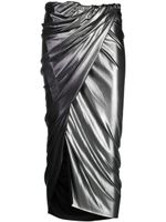 Rick Owens Lilies jupe mi-longue à effet dégradé - Gris