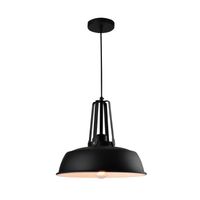 QUVIO Hanglamp rond zwart - QUV5080L-BLACK