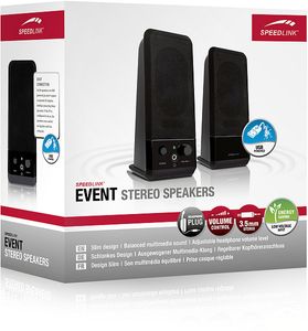 SPEEDLINK EVENT 2.0 speakerset USB powerd