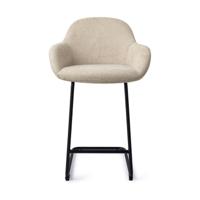 Jesper Home Kushi barkruk H65 Ivory Ivy arch black
