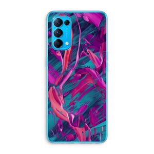 Pink Clouds: Oppo Find X3 Lite Transparant Hoesje