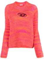 Diesel pull M-Kyra à plaque logo - Rose
