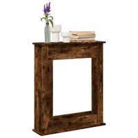 Haardombouw 75x20x87,5 cm bewerkt hout gerookt eikenkleurig