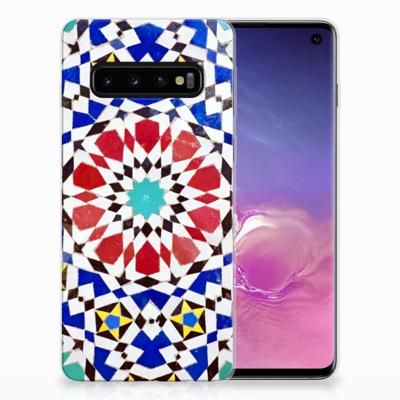 Samsung Galaxy S10 | TPU | Siliconen hoesje | Mozaïek