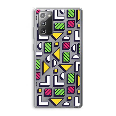 8-bit N°4: Samsung Galaxy Note 20 / Note 20 5G Transparant Hoesje