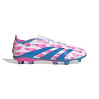 adidas Predator League Gras Voetbalschoenen (FG) Wit Roze Blauw - thumbnail