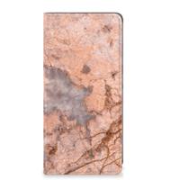 Samsung Galaxy S24 Plus | Standcase | Marmer Oranje