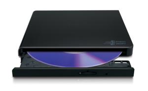 Hitachi-LG Slim Portable DVD-Writer optisch schijfstation DVD±RW Zwart