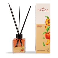 Air Space - Parfum - Geurstokjes - Huisgeur - Huisparfum - Peach - Vierkant - 100ml - thumbnail
