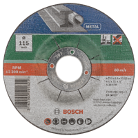 Bosch Accessoires 5-delige doorslijpschijvenset gebogen voor metaal | 115 x 2,5 mm - 2609256332