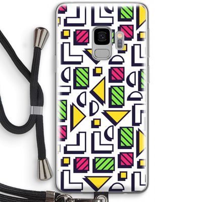 8-bit N°4: Samsung Galaxy S9 Transparant Hoesje met koord