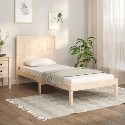 Bedframe zonder matras massief grenenhout 100x200 cm