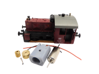 micromotor HBR001C motor ombouwset voor Brawa / Marklin Kof II micromotor HBR001C motor ombouwset voor Brawa / Marklin Kof II