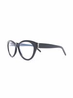 Saint Laurent Eyewear lunettes de vue à monture papillon - Noir