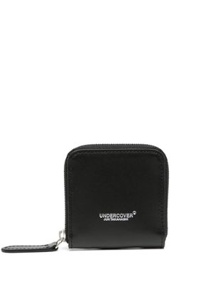 Undercover portefeuille zippé à logo imprimé - Noir