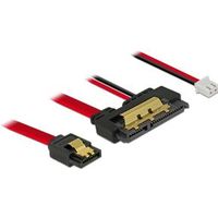 DeLOCK 85242 SATA-kabel 0,3 m SATA 7-pin SATA 22-pin Zwart - thumbnail