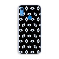 Eyes pattern: Huawei Y6s Transparant Hoesje