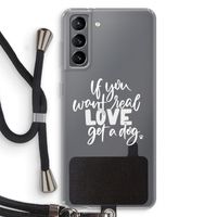 Partner in crime: Samsung Galaxy S21 Transparant Hoesje met koord