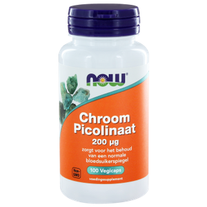 NOW Chromium Picolinaat 200mcg Capsules