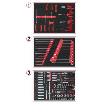 KS Tools 713.0215 Gereedschapsset Chroom-vanadium staal 215 onderdelen KS Tools 713.0215 Gereedschapsset Chroom-vanadium staal 215 onderdelen