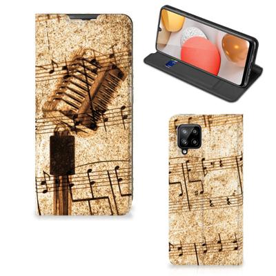 Samsung Galaxy A42 Stand Case Bladmuziek Samsung Galaxy A42 Stand Case Bladmuziek