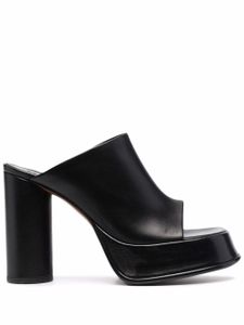 AMBUSH mules à plateforme - Noir