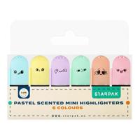 Mini Geurmarkeerstift Pastel, 6st. Mini Geurmarkeerstift Pastel, 6st.