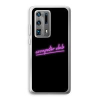 Vice Black: Huawei P40 Pro Plus Transparant Hoesje
