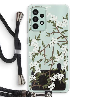 Blossoming spring: Samsung Galaxy A52s 5G Transparant Hoesje met koord