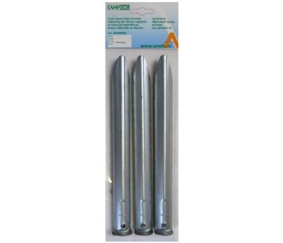 Campking Umefa tentharing halfrond 30 cm 10 stuks Campking Umefa tentharing halfrond 30 cm 10 stuks