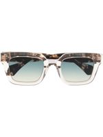 Vivienne Westwood lunettes de soleil Cary à monture rectangulaire - Marron