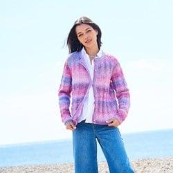 Stylecraft breipatroon Chromatic Round- And V-Neck Cardigan (2 designs)